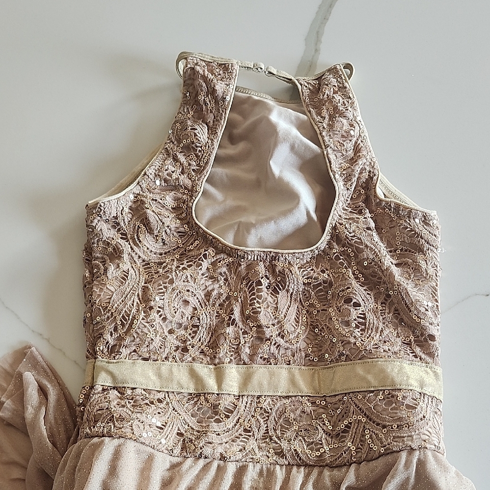 Revolution Beige And Gold Dancewear - Child Large - Picture 12 of 13